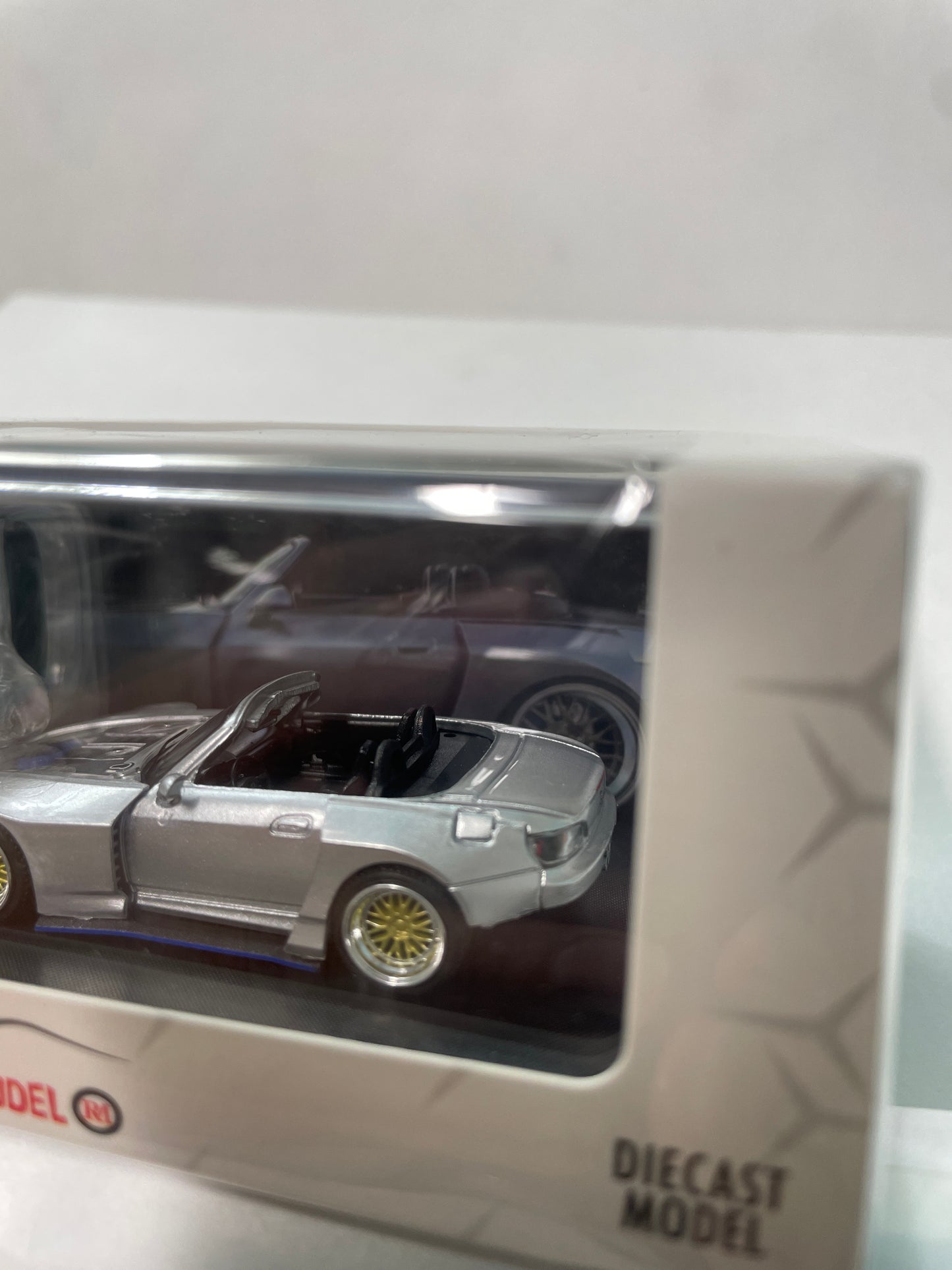 Rhino Model 1/64 Honda S2000 Silver