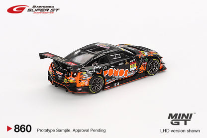 Mini GT 1/64 Nissan GT-R NISMO GT3 #10 2023 SUPER GT SERIES "PONOS GAINER GT-R" Black & Orange