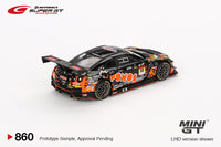 Mini GT 1/64 Nissan GT-R NISMO GT3 #10 2023 SUPER GT SERIES "PONOS GAINER GT-R" Black & Orange