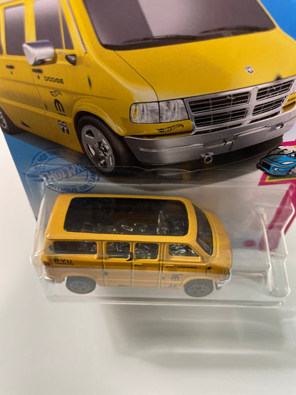 Hot Wheels 1/64 Dodge Van Yellow