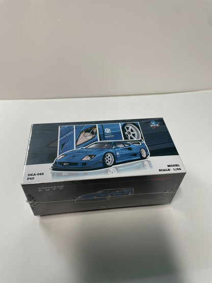 Demon King Auto 1/64 2025 Auto Expo Singapore Ferrari F40 LBWK Blue