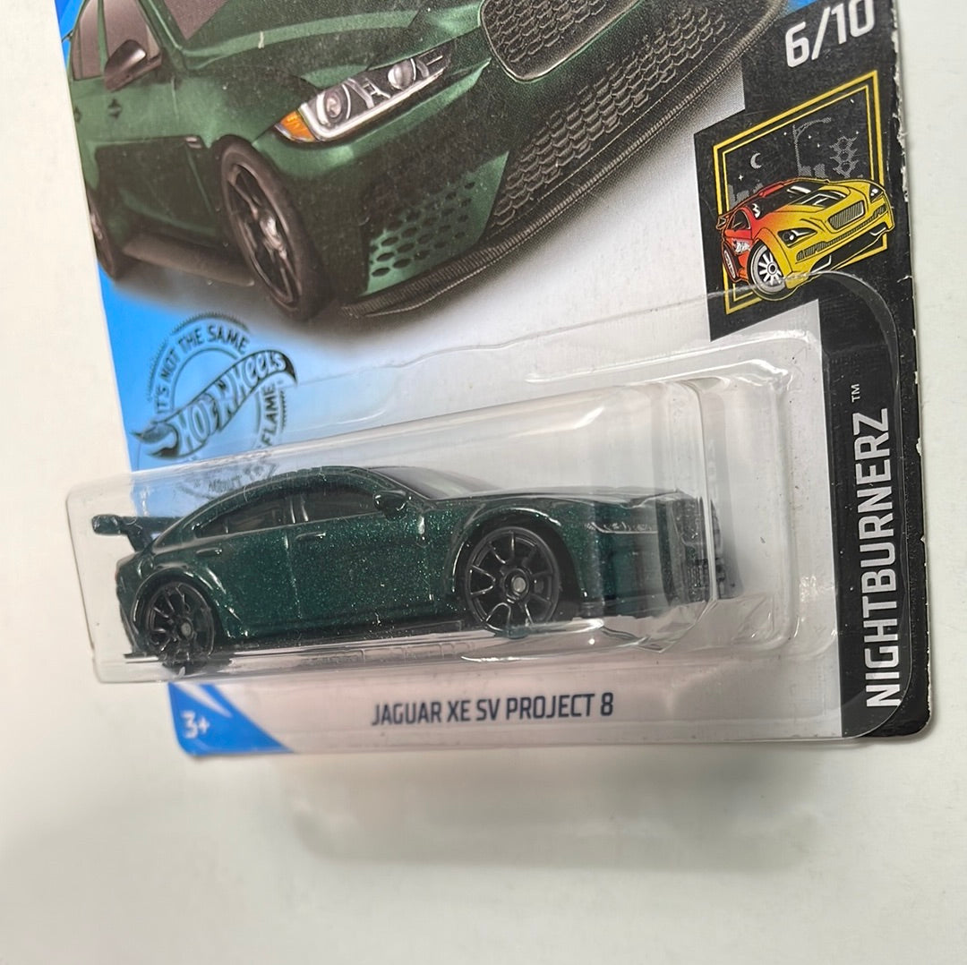 Hot Wheels 1/64 Jaguar XE SV Project 8 Green