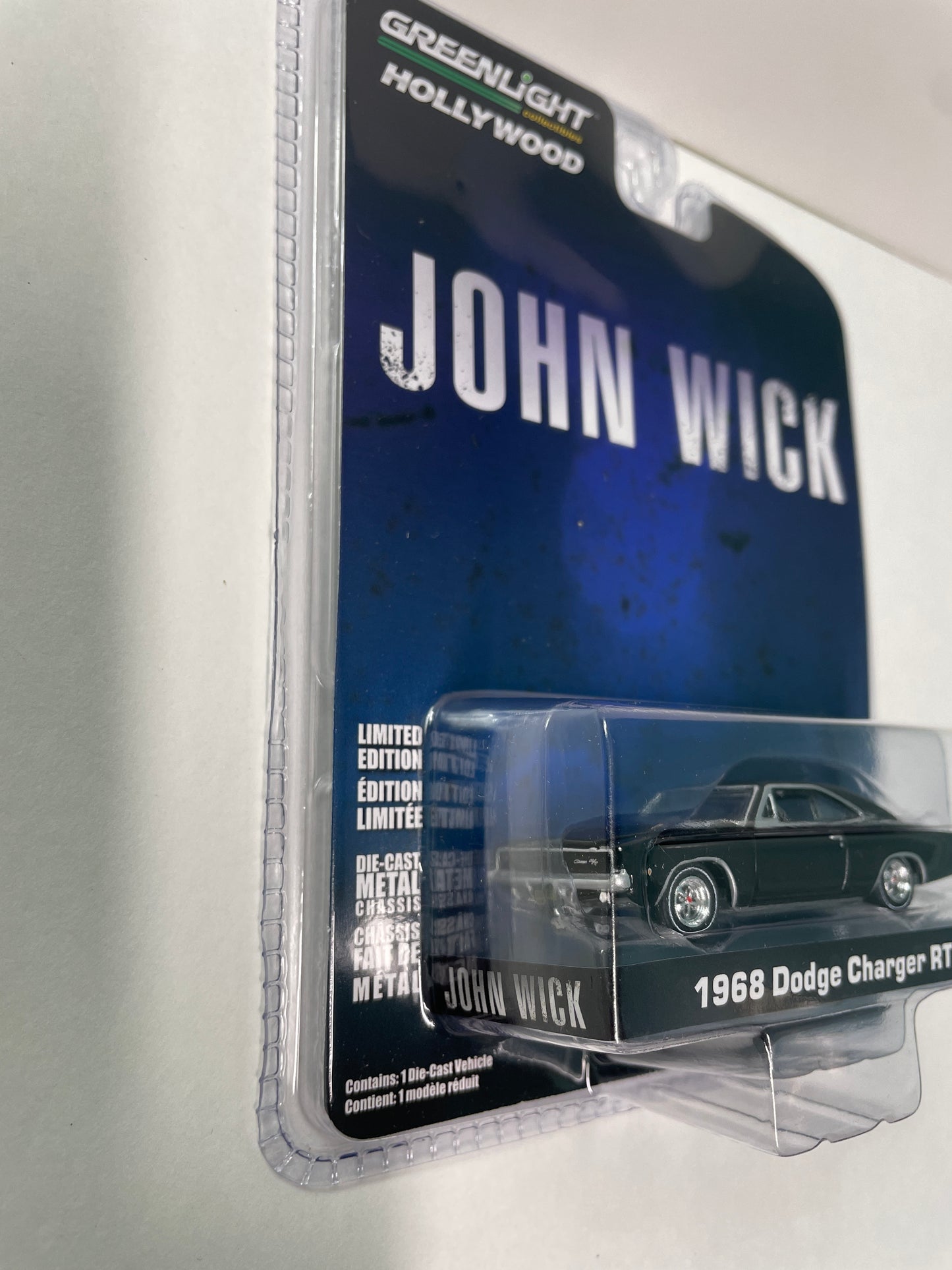 Greenlight Hollywood 1/64 John Wick 1968 Dodge Charger RT Black