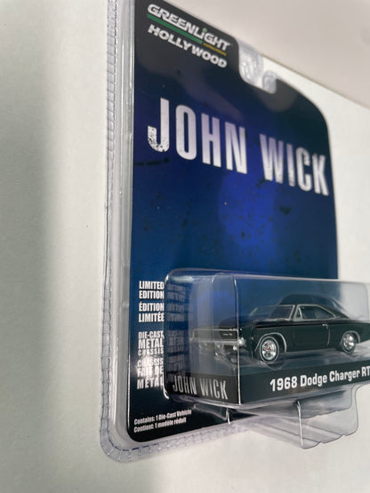 Greenlight Hollywood 1/64 John Wick 1968 Dodge Charger RT Black