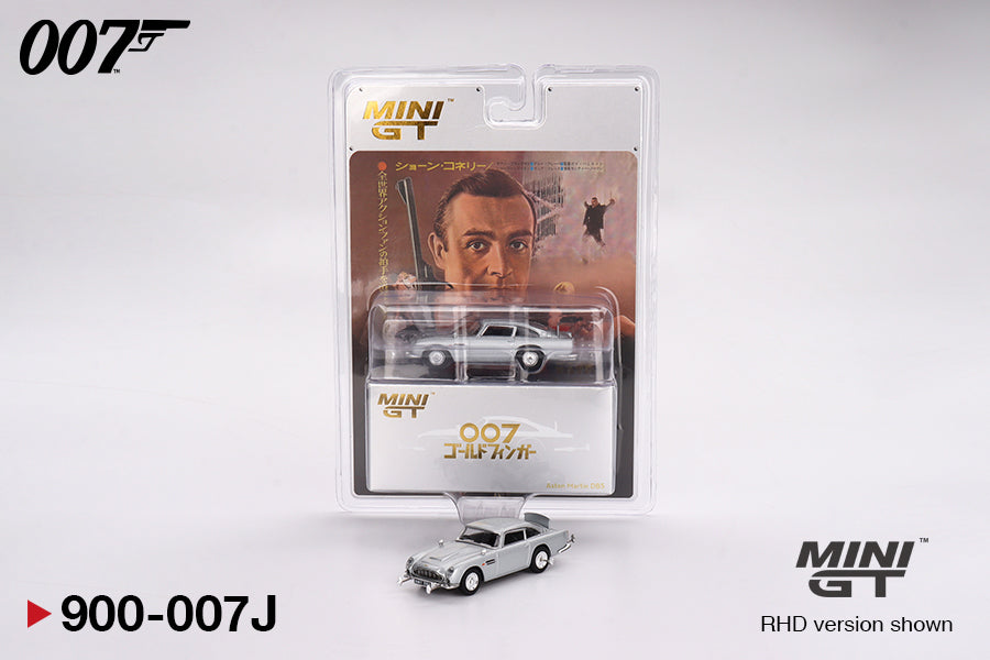 Mini GT 1/64 James Bond 007 Japan Blister Aston Martin DB5 “Goldfinger” Silver - MGT00900-007J