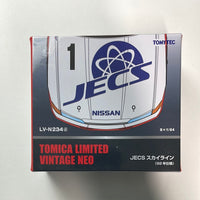 Tomica Limited Vintage Neo 1/64 LV-N234d JECS Skyline (92 spec) White & Red
