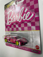 Hot Wheels 1/64 Pop Culture Barbie 65th Corvette C8.R Pink