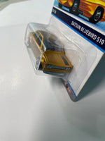 Hot Wheels 1/64 Cool Classics Datsun Bluebird 510 Gold - Damaged Card