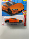 Hot Wheels 1/64 Tesla Roadster Orange