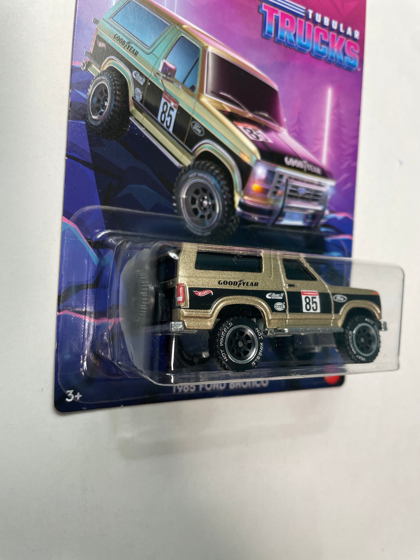 Hot Wheels 1/64 Tubular Trucks 1985 Ford Bronco Bronze