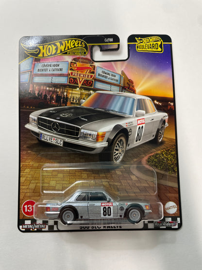 Hot Wheels 1/64 2025 Boulevard Mix D '80 Mercedes-Benz 500 SLC Rallye Silver - HRT63