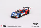 Mini GT 1/64 Ford GT LMGTE PRO 2019 24 Hrs of Le Mans Ford Chip Ganassi Team 4 Cars Set