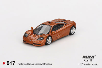 Mini GT 1/64 McLaren F1 Yquem Orange - MGT00817