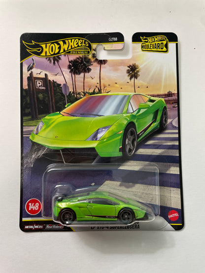 Hot Wheels 1/64 2026 Boulevard Mix G Lamborghini Gallardo LP 570-4 Superleggera Green - JHW33