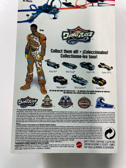 Hot Wheels 1/64 Highway 35 World Race Dune Ratz Krazy 8s Grey - Damaged Box