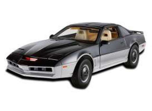 Hot Wheels 1/43 Elite Knight Rider K.A.R.R. Knight Automated Roving Robot Black & Grey - BCT87