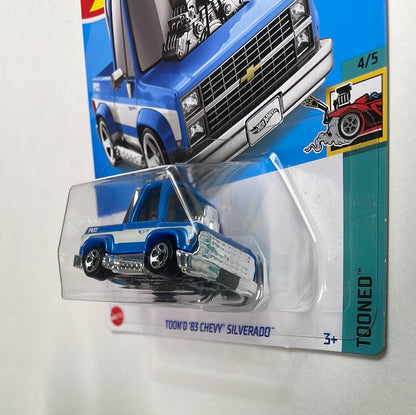 Hot Wheels 1/64 Toon’d ‘83 Chevy Silverado Blue