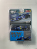 Mini GT 1/64 Mijo Exclusives Tyrrell P34 #3 Jody Scheckter 1976 Swedish GP Winner Blue