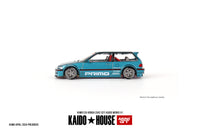 Mini GT x Kaido House 1/64 Honda Civic (EF) Kaido Works V1 Blue