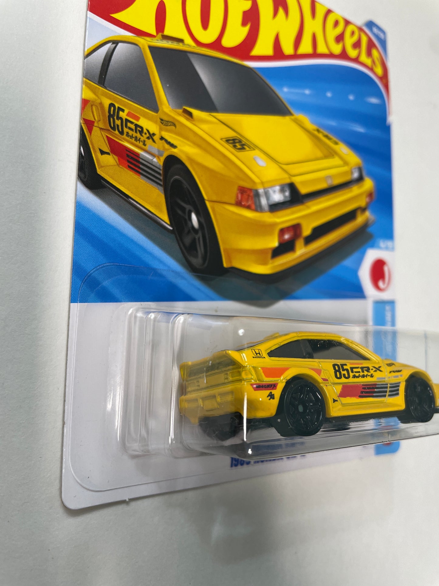 Hot Wheels 1/64 1985 Honda CR-X Yellow