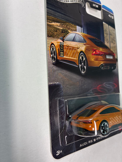 Hot Wheels 1/64 Silver Series Audi RS E-Tron GT Orange - JKY18