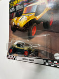 Hot Wheels 1/64 Boulevard Meyers Manx Gold & Black - Damaged Card