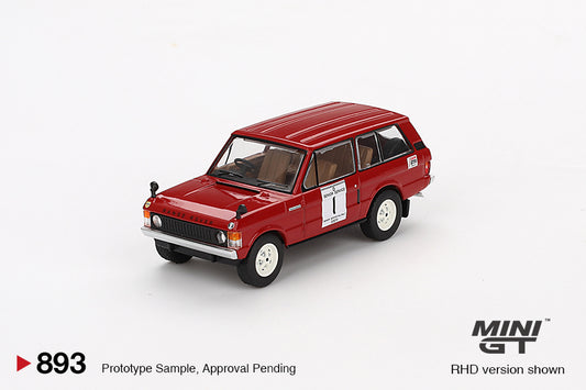 Mini GT 1/64 Range Rover 1971 International Hillrally Winner Red - MGT00893