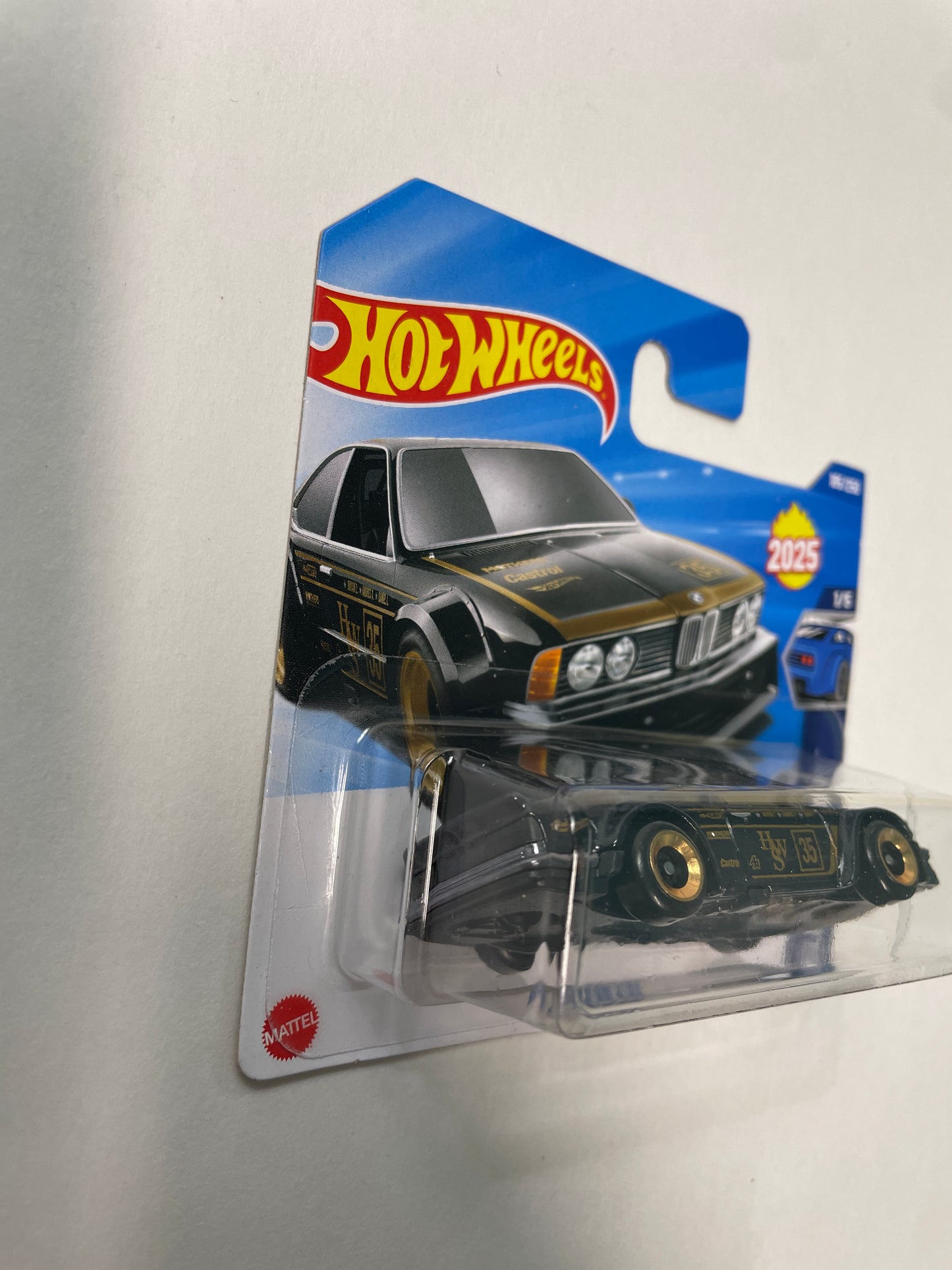 Hot Wheels 1/64 BMW 635 CSI Short Card Black