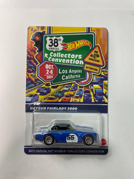 Hot Wheels 1/64 38th Annual Collector’s Convention Dinner Car Los Angeles Datsun Fairlady 2000 Blue