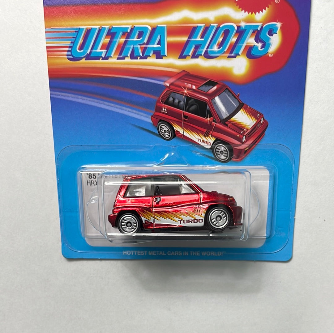 Hot Wheels 1/64 Ultra Hots ‘85 Honda City Turbo II Red