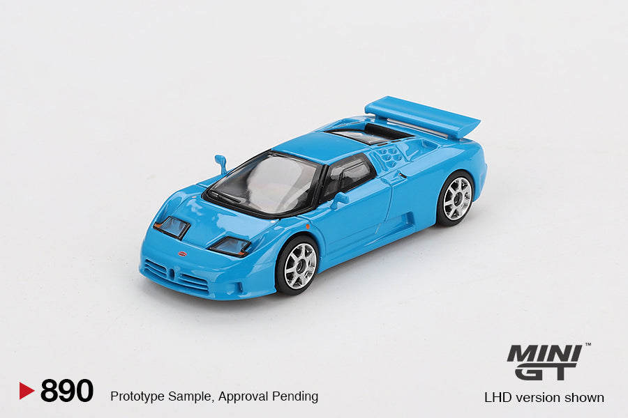 Mini GT 1/64 Bugatti EB110 Super Sport Blu Bugatti Blue - MGT00890-L