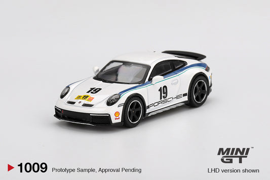Mini GT 1/64 Porsche 911 Dakar Rally 1974 n.19 White - MGT01009