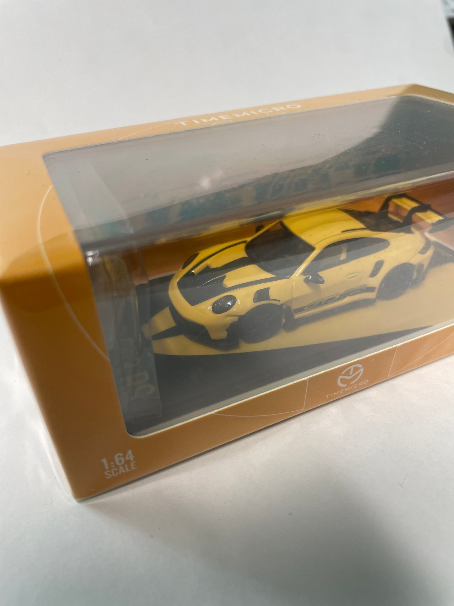 Time Micro 1/64 Porsche 992 GT3 RS Yellow & Black