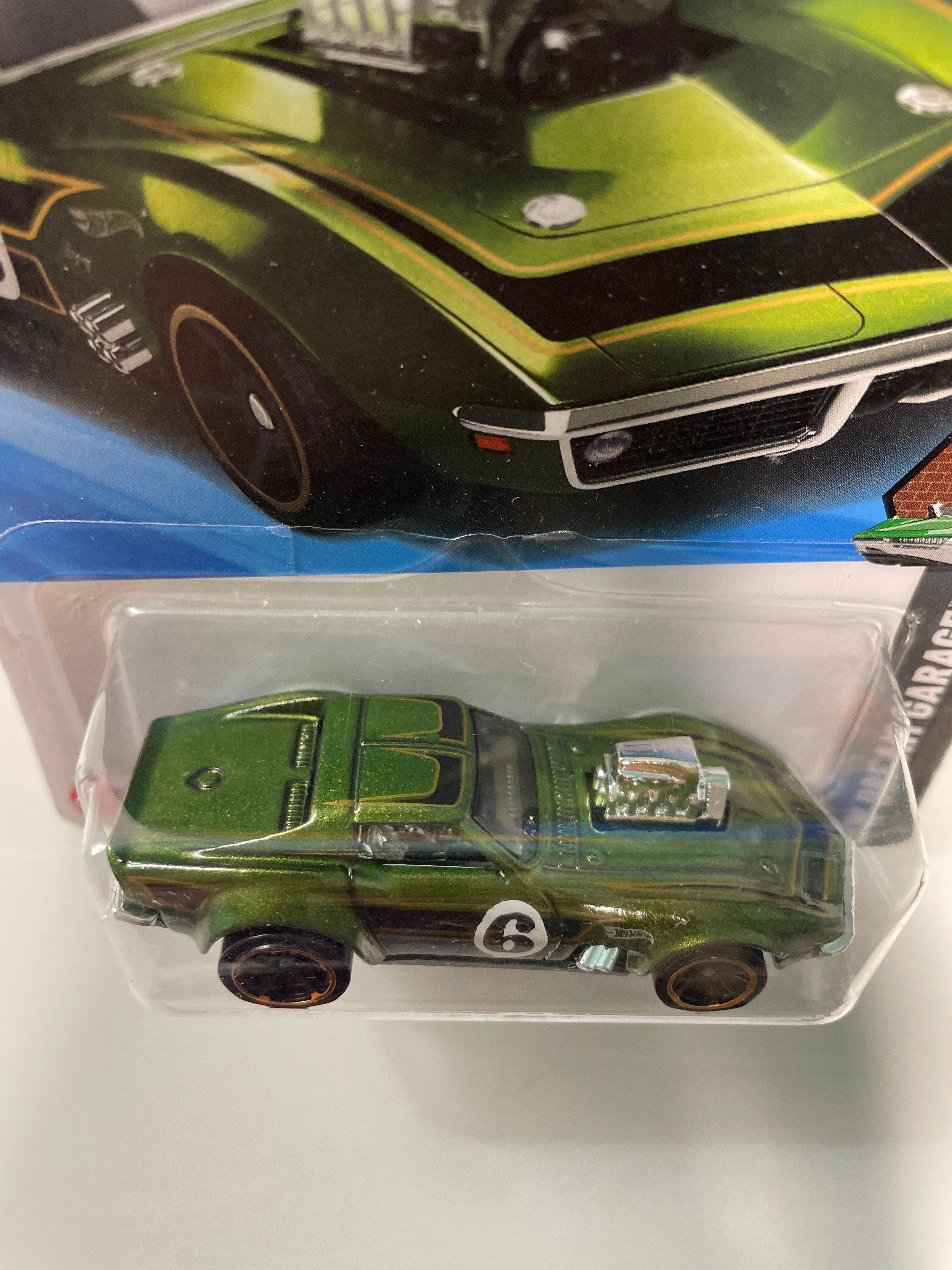 Hot Wheels 1/64 '68 Chevrolet Corvette - Gas Monkey Garage Green