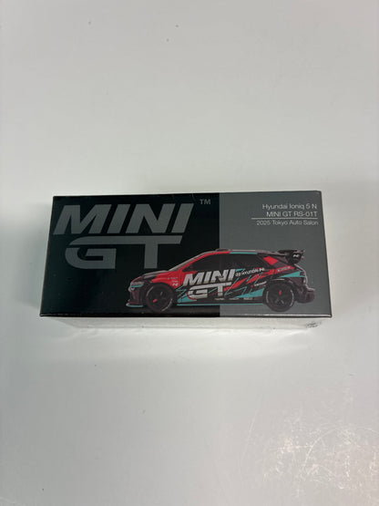 Mini GT 1/64 Hyundai Ioniq 5 N Mini GT RS-01T 2025 Tokyo Auto Salon Black - MGT01098
