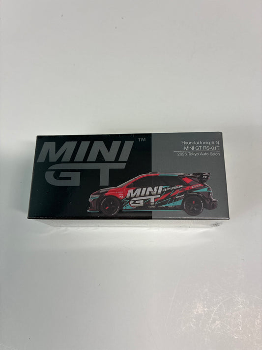 Mini GT 1/64 Hyundai Ioniq 5 N Mini GT RS-01T 2025 Tokyo Auto Salon Black - MGT01098