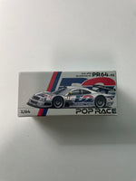 Pop Race 1/64 Mercedes-Benz Clk-GTR D2 1997 Fia GT Silver