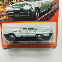 Matchbox 1/64 ‘59 Dodge Coronet Police Car Green - Damaged Card