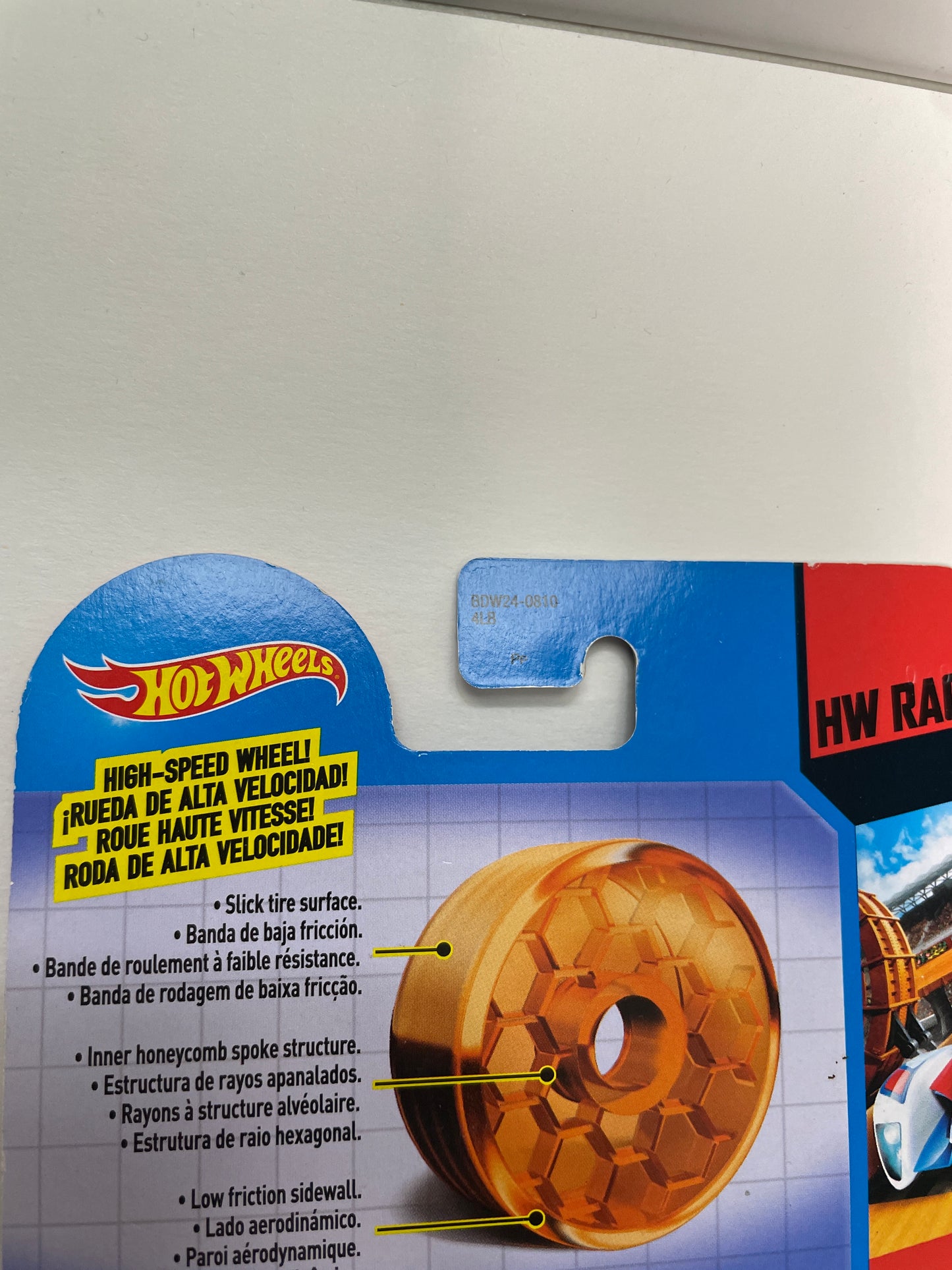 Hot Wheels 1/64 High Speed Wheels Track Stars Ford GTX-1 Red BDW24