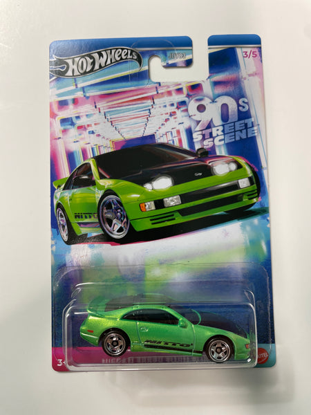 Hot Wheels 1/64 90s Street Scene Nissan 300ZX Twin Turbo Green