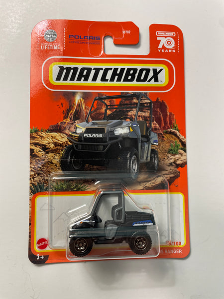 Matchbox 1/64 Polaris Ranger Black - Damaged Card