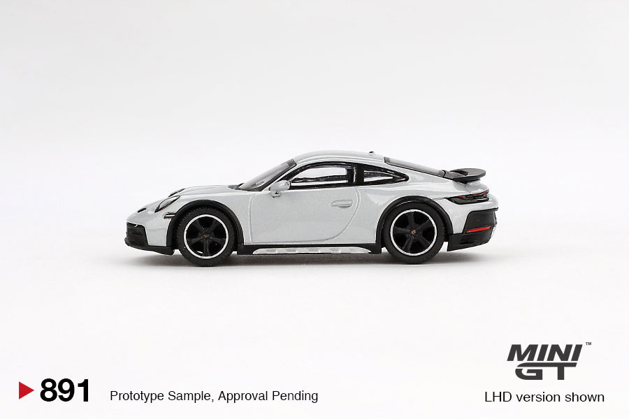 Mini GT 1/64 Porsche 911 Dakar Ice Gray Metallic