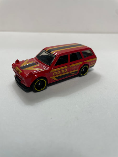 *Loose* Hot Wheels 1/64 ‘71 Datsun 510 Wagon Momo Red