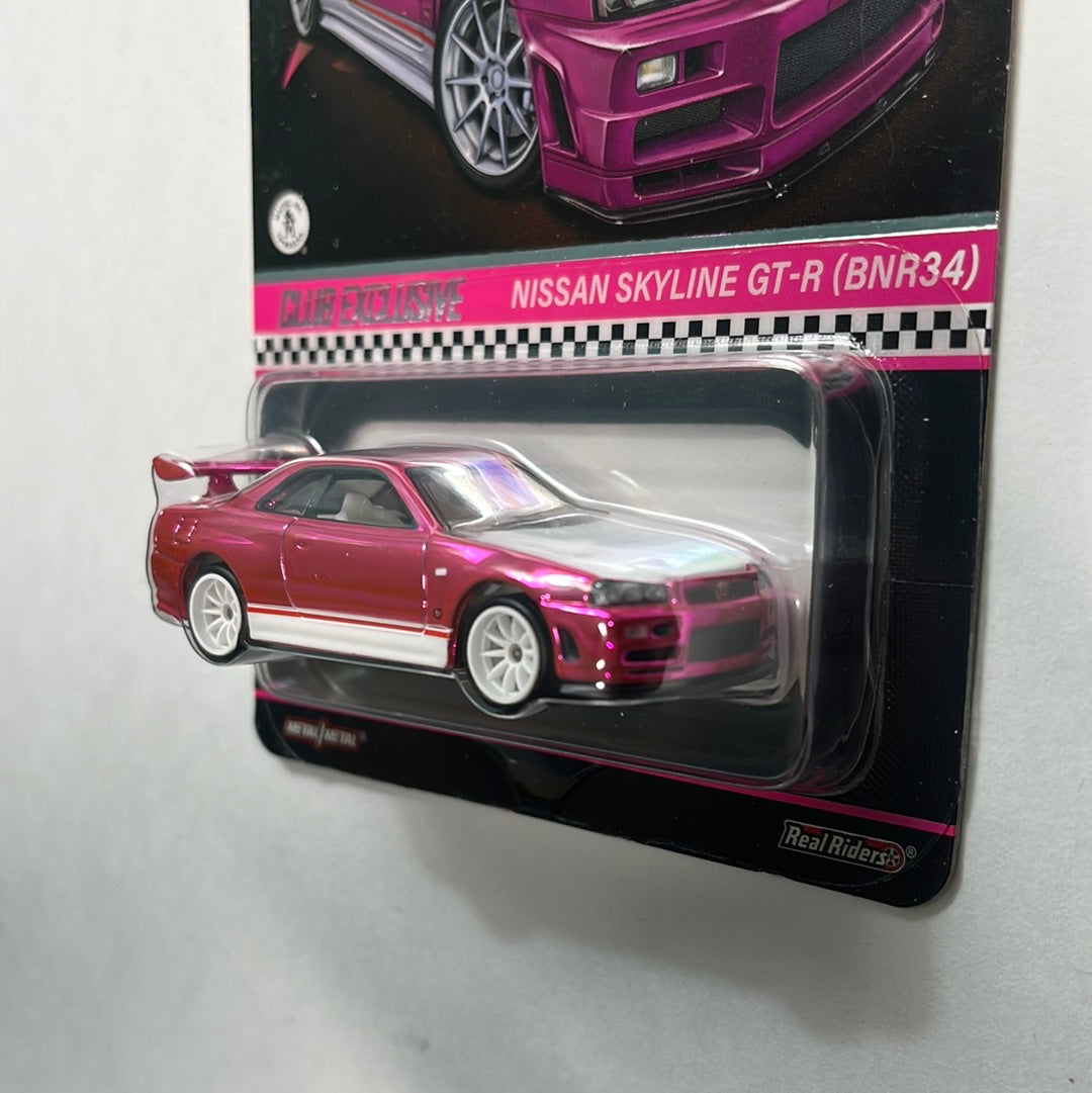 Hot Wheels RLC Nissan Skyline GT-R (BNR34) Pink