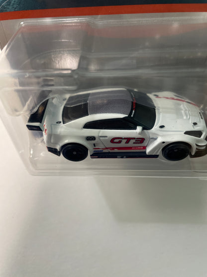 Hot Wheels 1/64 Premium Car Culture 2 Pack Nissan GT-R Nismo GT3 White & Nissan GT-R (R35) Green - JBL05