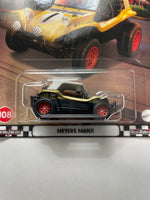 Hot Wheels 1/64 Boulevard Meyers Manx Gold & Black - Damaged Card