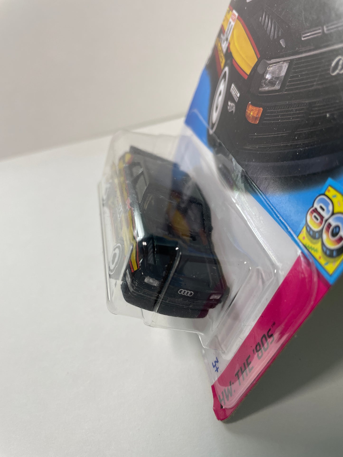 Hot Wheels 1/64 ‘84 Audi Sport Quattro Black - Damaged Box