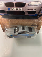 Matchbox 1/64 Germany BMW M5 Police Silver & Blue