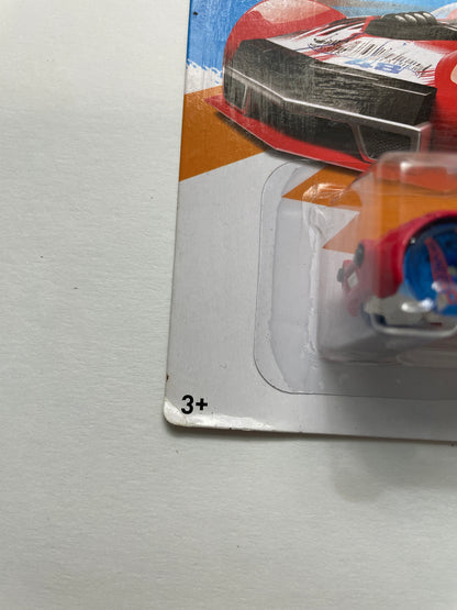 Hot Wheels 1/64 High Speed Wheels Track Stars Ballistik Red BDW25 - Damaged Box