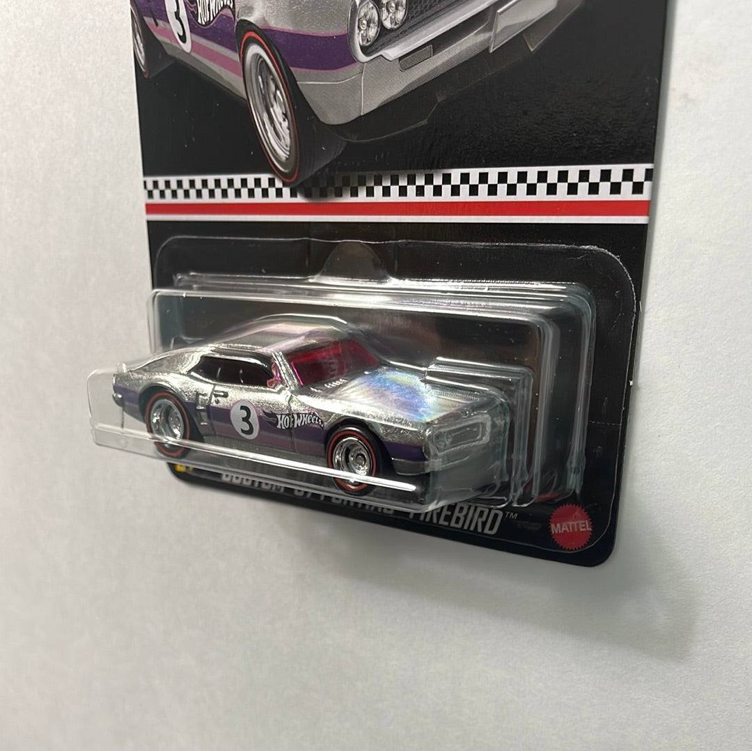 Hot Wheels 1/64 2023 Mail In Zamac Custom ‘67 Pontiac Firebird Chrome & Purple